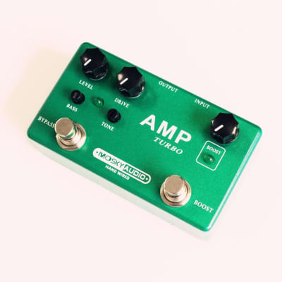 MOSKY AMP TURBO 2-in-1 Guitar Effect Pedal Boost Classic Overdrive Effects True Bypass Full Metal Sh image 6