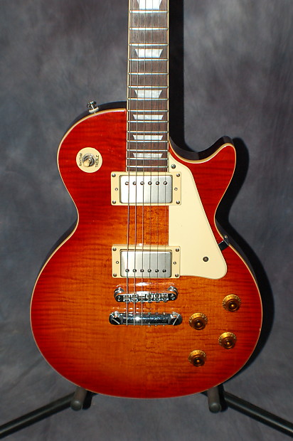1999 Korean Epiphone Les Paul Limited Edition Flame Top Alinco Pickups Jimmy Page Wiring Hard Case