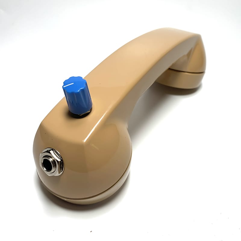 Vintage Telephone Microphone w/ Volume Knob & 1/4" Mono Reverb