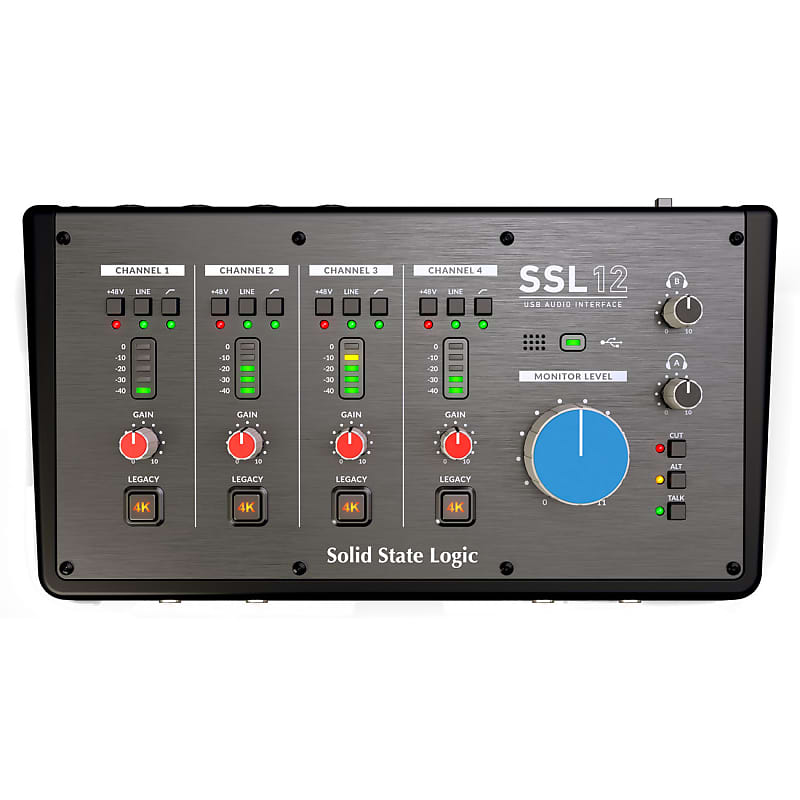 SolidStateLogic SSL12 オーディオインターフェース　中古品 SolidStateLogic SSL12 オーディオインターフェース 中古品