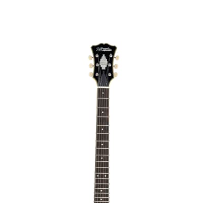 D'Angelico Excel DC Tour Electric Guitar - Solid Black image 9