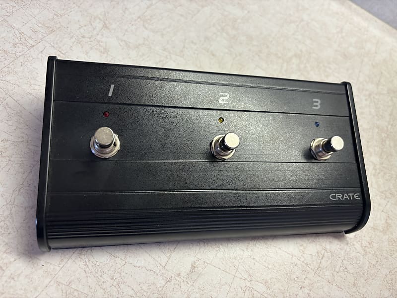 Crate 3 button amp footswitch 3 button Reverb
