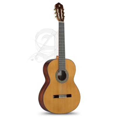 Alhambra 5P Solid Cedar Top Classical Guitar w/Bag image 2