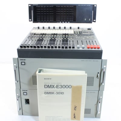 Sony Digital Audio Mixer DMX-E3000 with Service Manual | Reverb