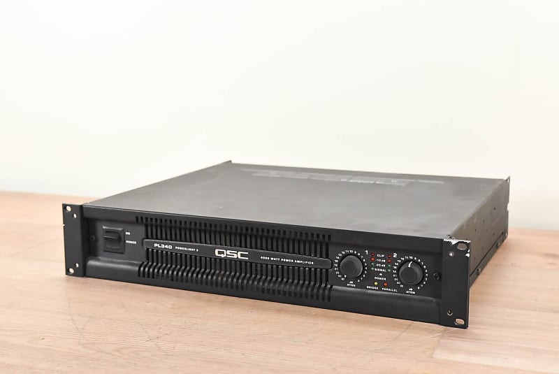 QSC PL340 Powerlight 3 Series Two-Channel Power Amplifier CG0004J image 1
