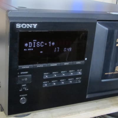 Rare Sony ES Series  CDP-M333ES 400 Audio Disc Mega Changer -  Serviced  - Optical Out - Lots O' PIX image 5