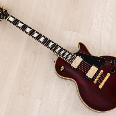 1981 Tokai Love Rock Custom LC100 Vintage Guitar Wine Red, 100% Original w/ Case image 11
