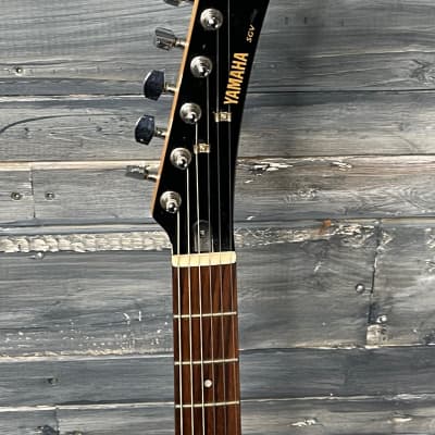 Used Yamaha SGV-300 Electric Guitar with Gig Bag - Black image 11