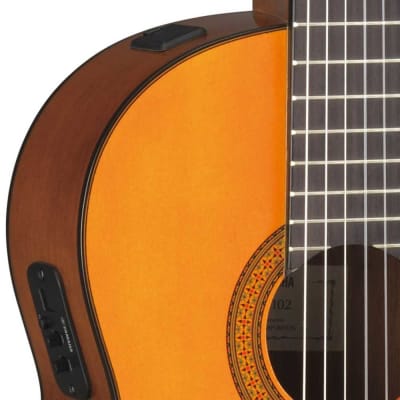 Yamaha CGX102 Classical Acoustic/Electric Guitar - Natural Finish image 10