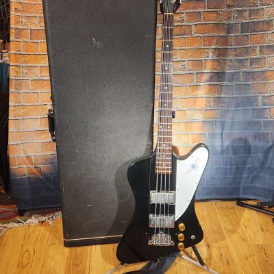 Vintage 1979 Gibson Thunderbird Bass Ebony w/ OHSC & Strap Amazingly No Breaks for sale