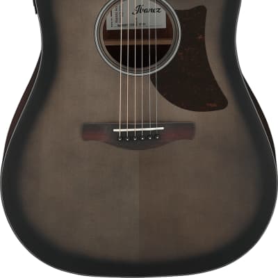Ibanez AAD50CE Grand Dreadnought Acoustic-Electric Guitar, Trans Charcoal Burst image 1