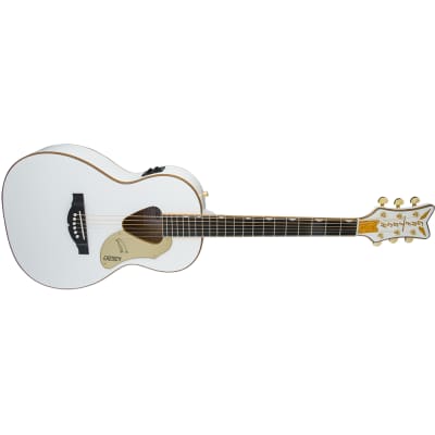Gretsch G5021WPE Rancher Penguin Parlor Acoustic Electric Guitar, White image 2