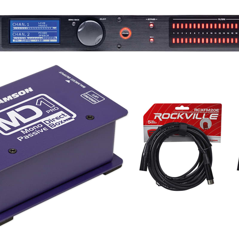 dbx AFS2 Dual-Channel Advanced Feedback Suppression Processor with 