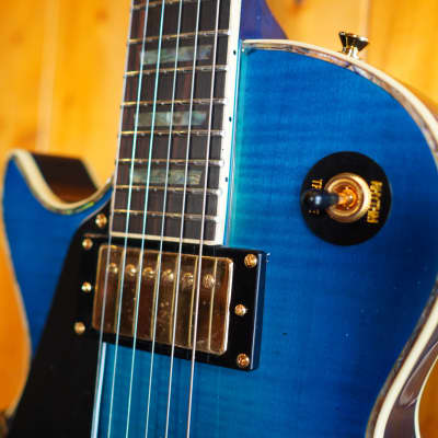AIO SC77  *Left-Handed Electric Guitar - Blue Burst image 6