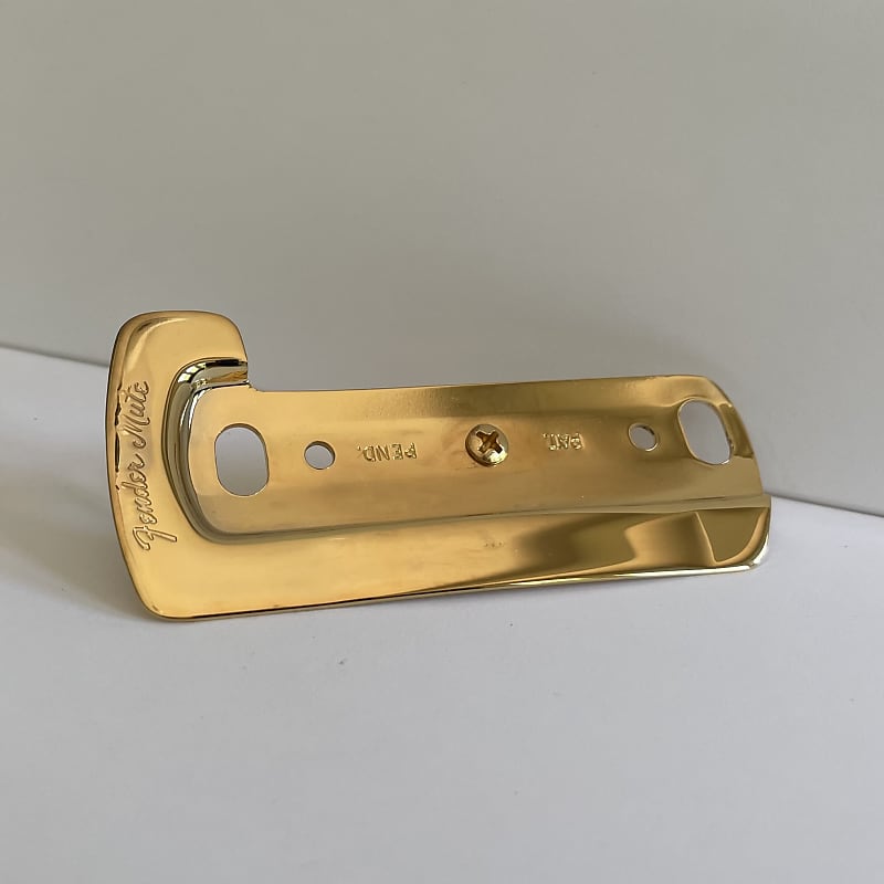 Fender Jaguar Mute Plate Gold Reverb
