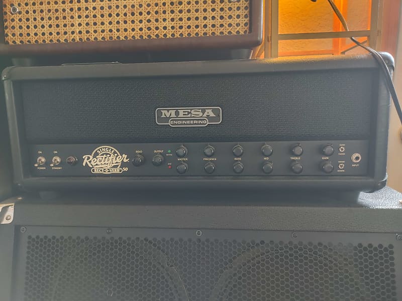 Mesa Boogie Single Rectifier Rect-o-Verb 2-Channel 50-Watt Guitar Amp Head  1998 - 2001