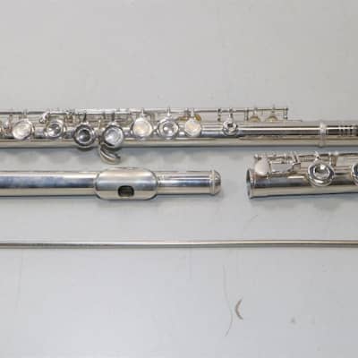 Yamaha YFL225N Flute, Japan, Nickel-plated, Very Good Condition. image 7