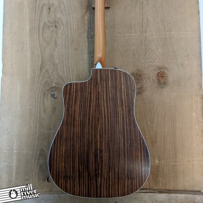 Taylor 210ce Dreadnought Acoustic Guitar Natural image 9
