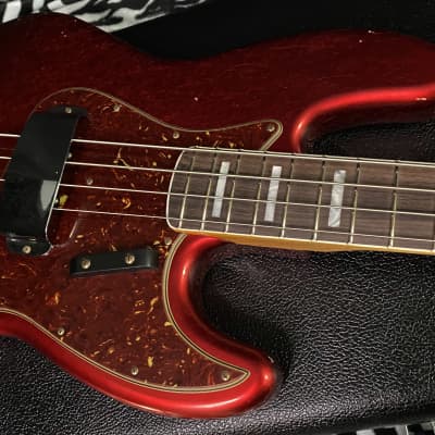 UNPLAYED! 2023 Fender Custom Shop Dealer Event #186 LIMITED EDITION '66 JAZZ BASS - JOURNEYMAN RELIC - AGED CANDY APPLE RED - Authorized Dealer - 9.4lbs - G01794 - SAVE BIG! image 4