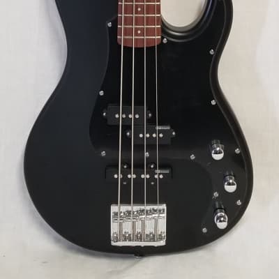 ESP LTD AP-204 Mahogany Top Electric Bass Guitar Natural Satin Black image 5