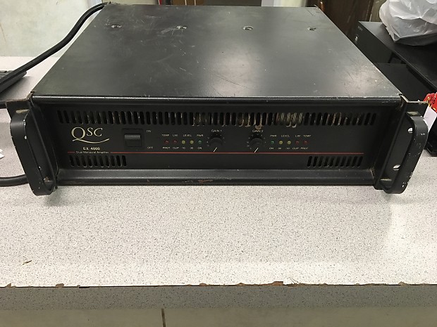QSC EX 4000 パワーアンプ、動作確認済み、良い品。 Yahoo!オークション -「qsc ex」の落札相場・落札価格