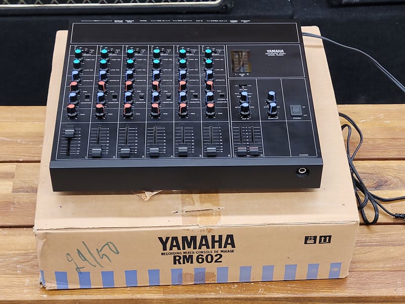 Yamaha RM602 Recording Mixer With Box 1980s Black | Reverb Canada