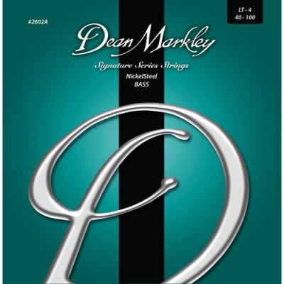 Dean Markley 2602A Signature Series NickelSteel Bass Guitar Strings (40-100) for sale