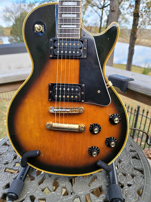 【ビンテージ】Aria pro ii. LC-500 ジャンク Aria Pro II LC-500 1977 - Cherry Sunburst - Les Paul Custom