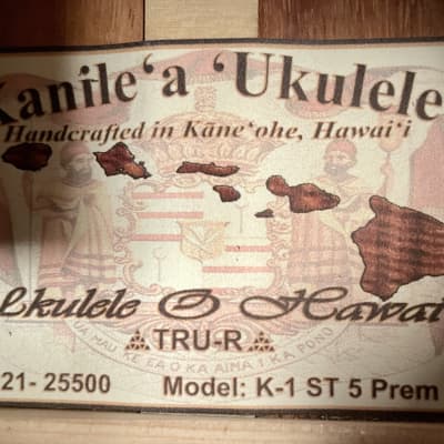 Kanile'a K-1 ST-5 Premium 5-String Super Tenor Silk image 12