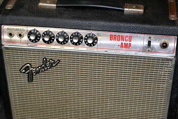 Vintage fender bronco shop amp