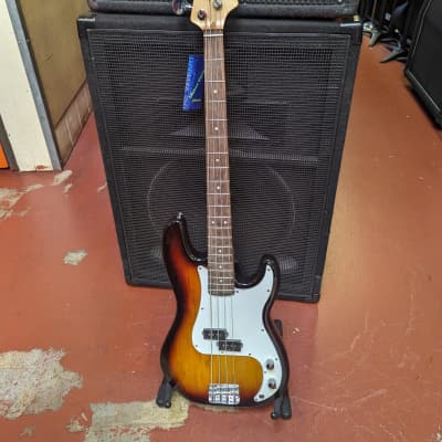 Sleeper! New Johnson Sunburst Finish Precision Style Bass Guitar - Looks/Plays/Sounds Excellent! for sale
