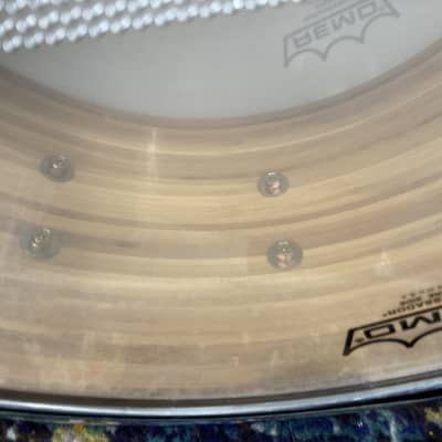 Yamaha - 14x6.5" CMSD1465 Bamboo Snare Drum 2008, Natural Satin image 17