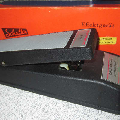 Vintage Circa 1968 Schaller F-121 Volume Foot Controller Black w Box image 1