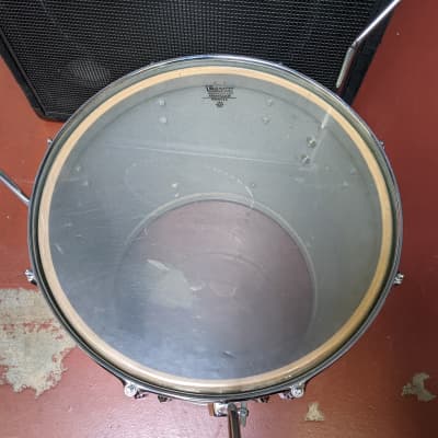 1970s Rogers Pearlescent Silver Mist Wrap 16 x 16" Floor Tom - Looks Good - Sounds Great! image 7