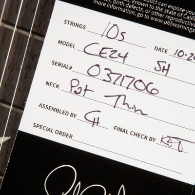 PRS CE 24 Semi-Hollow - Burnt Amber 2023 image 20