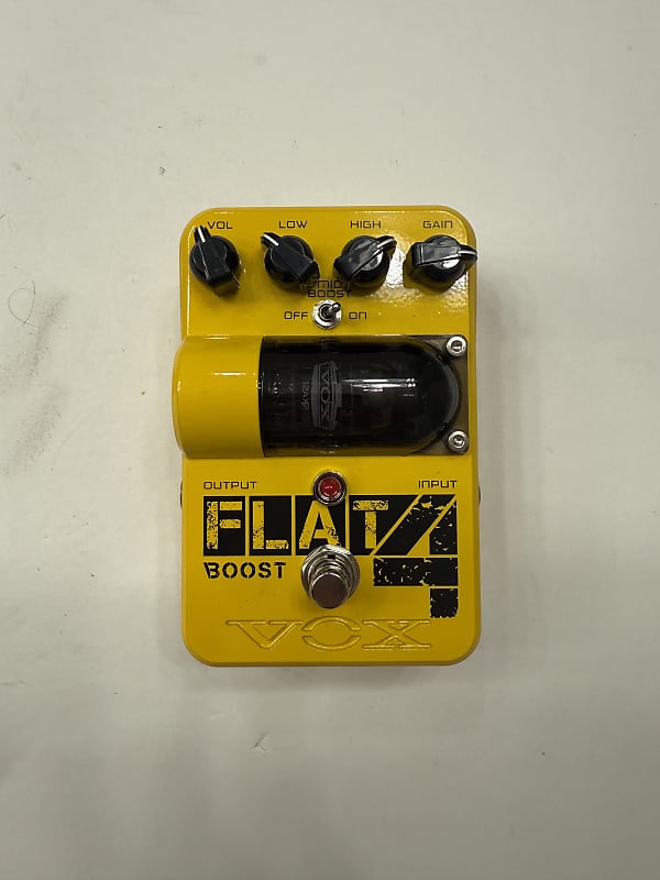 Vox TG1FL4BT Tone Garage Flat 4 Boost Tube Overdrive Booster