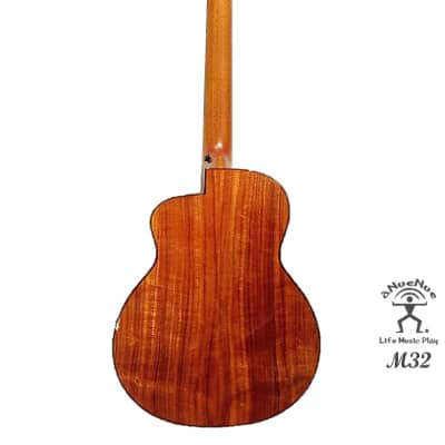 aNueNue M32 Solid Hawaiian Koa & Acacia Bird Travel Guitar 36 inches in Gloss image 2