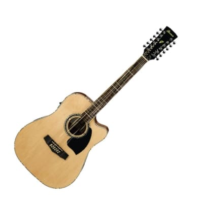 CHITARRA ACUSTICA 12 CORDE IBANEZ PF1512ECE-NT Natural High Gloss for sale