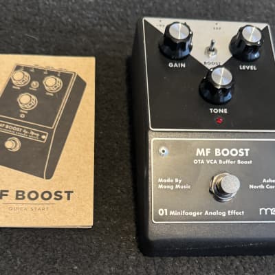 Reverb.com listing, price, conditions, and images for moog-minifooger-mf-boost-v2