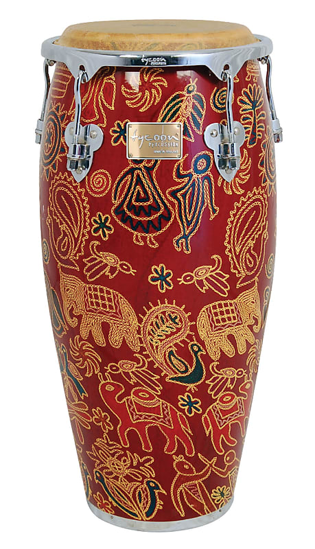 Tycoon 11 3/4" Master Fantasy Siam Conga Drum w/ Stand image 1