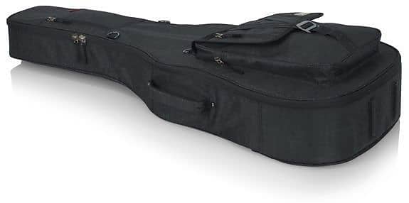 Gator GT-ACOUSTIC-BLK Transit Acoustic Guitar Bag Charcoal image 1