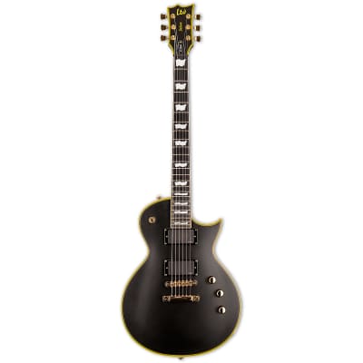 ESP LTD EC-1000 Electric Guitar with EMG Pickups - Vintage Black for sale