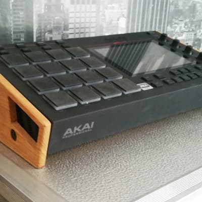 Solid Oak Stand/End Cheeks for the  Akai MPC Live Oak from Synths And Wood image 1