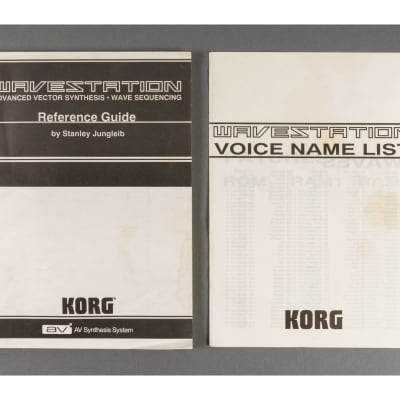 Korg Wavestation Reference Guide [USED]