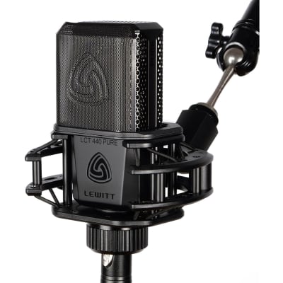 Lewitt LCT 440 PURE Large-Diaphragm Cardioid Condenser Microphone (Black) 1117969 image 4