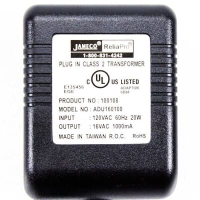 16VAC Power Supply fits Peavey Spectrum Bass, Bass II, Synth, Organ Modules