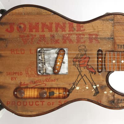 Walla Walla Guitar Company Red Coat – #210737 Maverick Vintage Wood Guitar for sale