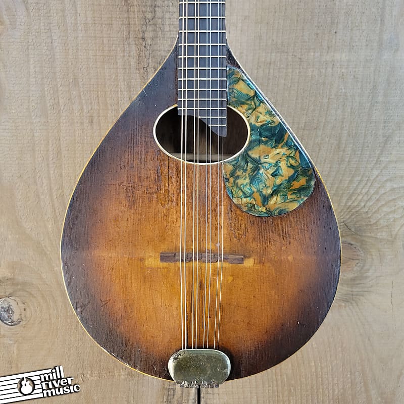 May Bell Vintage A-Style Oval Hole Mandolin Sunburst Used