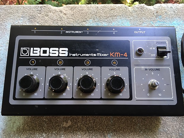 Vintage Boss KM-4 portable mixer 1980s MIJ | Reverb