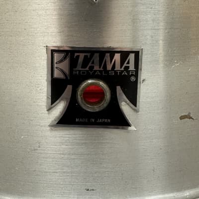 Tama Royalstar 12x8" Tom Drum Royal Pewter Made in Japan image 2